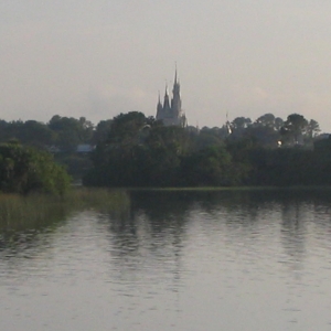 view from little speed boat