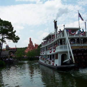 Frontierland from Liberty Square