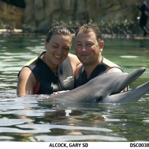 Me and DH Discovery Cove Sep 04