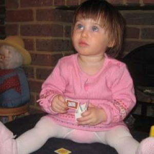 My little one Xmas 04 age 1yr 3mths