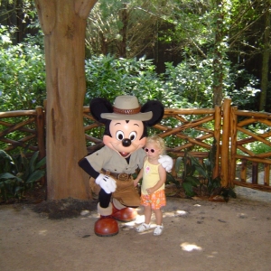 Camp Mickey and Linnea - 8/2003