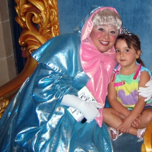 Caitlyn with the Fairy Godmother