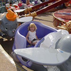 Linnea on Dumbo - 11/2004