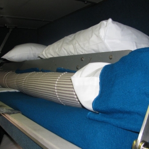 Upper Adult Berth Packed Up