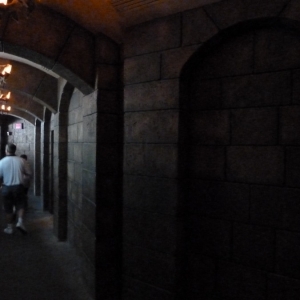 Haunted Mansion WDW back hallway