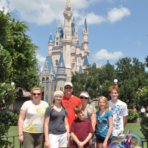 MK August 2011 castle with family