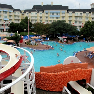 BWI Pool View From Top of Slide