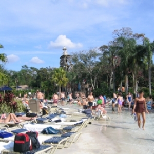 Typhoon Lagoon beach