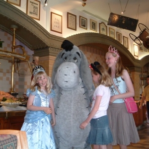 with Eeyore at Inventions