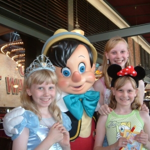 with Pinocchio