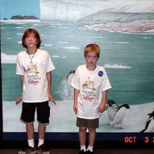 Told them to act like penguins.