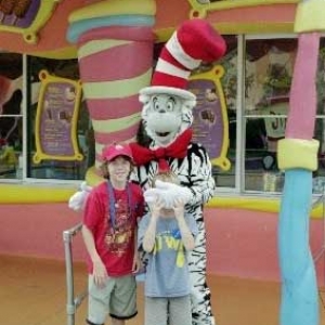 The boys with the Cat in the Hat