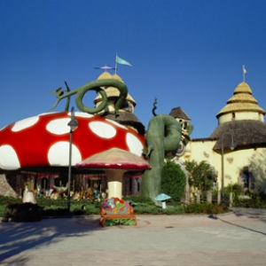 The carousel with Castle of Miracles at Give Kids the World