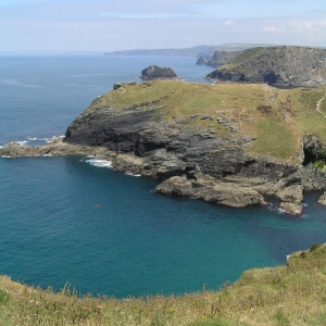 View from Tintagel Castle