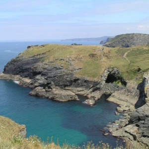 View from Tintagel Castle