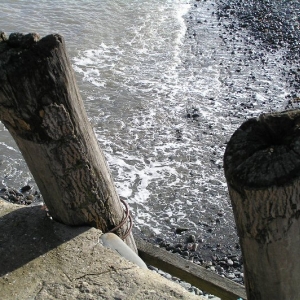 Old Harbour Wall, Clovelly, Devon, UK