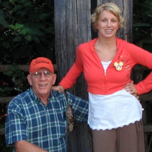 Daughter & I Outside Tiki Room