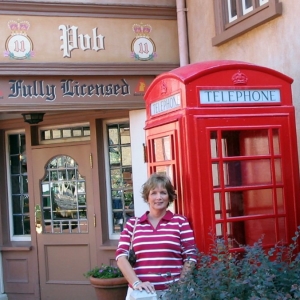 Wife in UK (EPCOT)