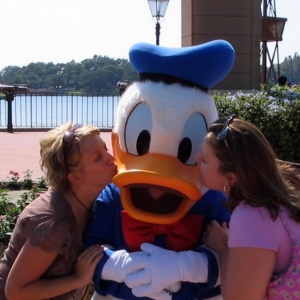 Daughter & Friend with Donald