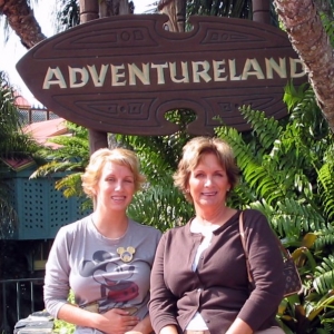 Wife and Daughter in Adventureland