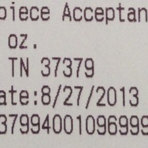 receipt