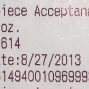 receipt