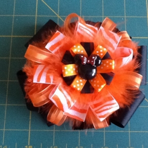 Minnie Mouse Halloween Hair Bow