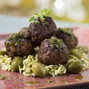 Three-Meat Signature Meatballs