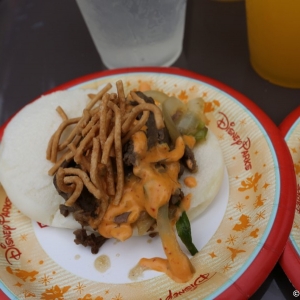 Mongolian Beef in a Steamed Bun