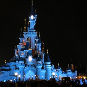 Castle at night