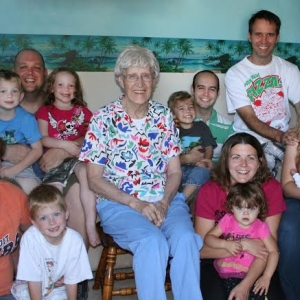 Great Grandma and all her grands