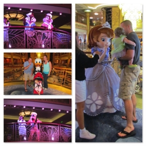 Characters on the Disney Fantasy