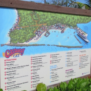 Castaway Cay map