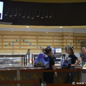 pictures of the new Intermission Food Court