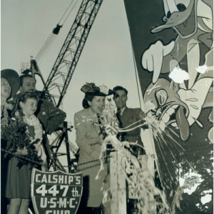 Lillian_Disney_Christens_Liberty_Ship