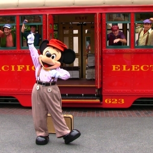 Red Car Trolley News Boys 'Disneyland 60' Show at Disney California Adventure