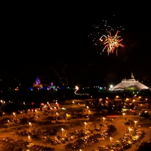 fireworks from our room