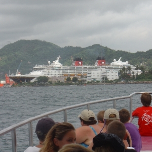 Disney Magic Docked in Manzanillo Mexico