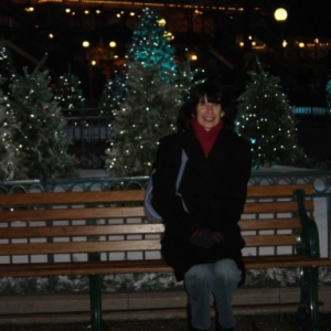 mum loving those trees!