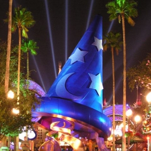 MGM at night...