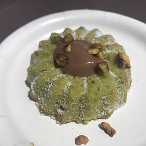 India-Pistachio Cardamom Bundt Cake