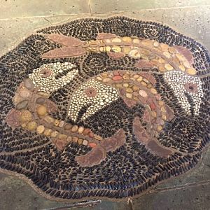 Mosaic In Floor Of Gift Shop - AK 09-09-2017