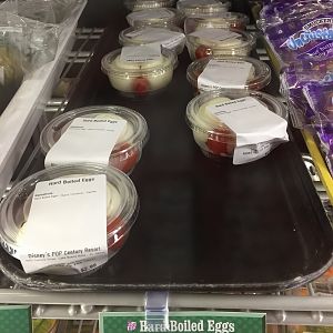 Hard boiled eggs at Pop