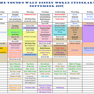 Dis Itinerary