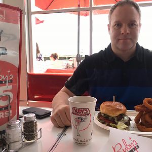 Ruby's diner yummy burgers!