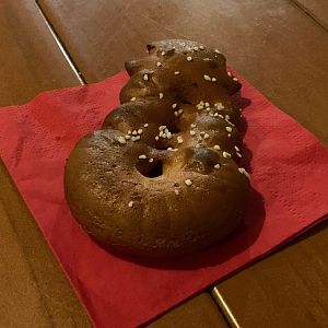 Snowmanpretzel