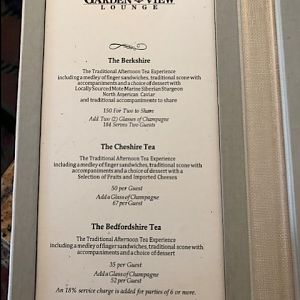 Afternoon Tea_Grand Floridian 2_Disney 2018