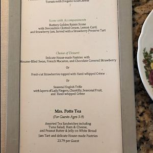 Afternoon Tea_Grand Floridian 3_Disney 2018