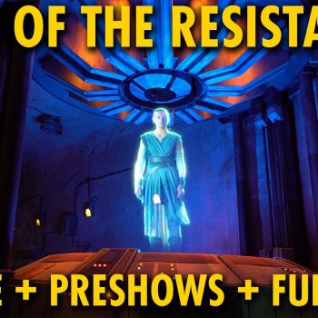 Rise of the Resistance Queue, Preshows, and Full Ride POV | Star Wars: Galaxy's Edge