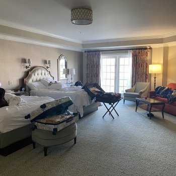 Grand Floridian RPC Royal Palm Club Main Building 2 Queen Deluxe Room May 2022